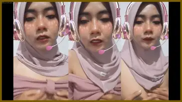 Live Cewe Jilbab Pink Lagi Remas Nenen Pulen poster