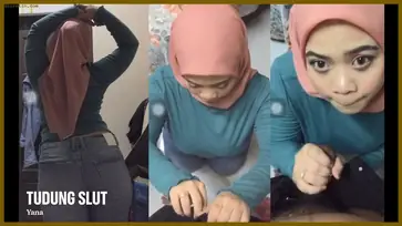 Tante Yana Hijab Pink Tobrut Enak Di Genjot poster